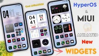 Apply New Animation Widgets In HyperOS / Miui  Xiaomi HyperOS New Animated Widgets In Miui 14 