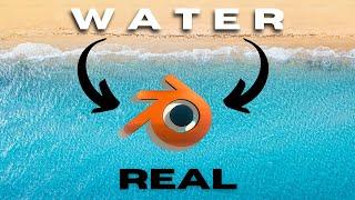 Realistic water in 1 minute in Blender !!