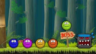 SUPERSPEED FUNNY Gameplay in Deep Forest with Color Changing Basket Ball