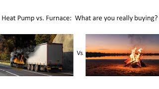 How to decide if heating with a heat pump vs. a gas / fuel oil furnace is better for you.