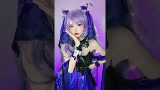 Keqing Cosplay #Genshin Impact Tiktok Girls