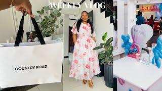 Weekly Vlog: Housewife Diaries| Monthly Grocery Haul|Shopping|Clothing Haul|Glamour Galentines event