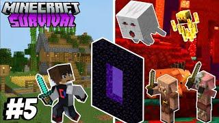 #5 TIME TO EXPLORE NEITHER // IN MINECRAFT POVJAVE LUNCHER SURVIVAL SERIES  I POVJAVE LUNCHER