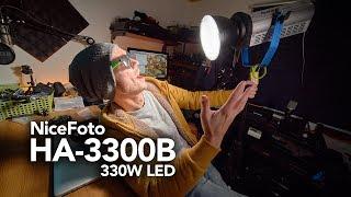 5 Minute Review - NiceFoto HA-3300B, a Super Bright 330w Bowens Mount LED