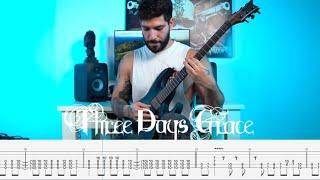 Three Days Grace - "Mayday"  Guitar Cover with on screen TABS (New Song 2024)