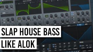 How To Make a Slap House BASS Like Alok in Serum | Sound Design Tutorial