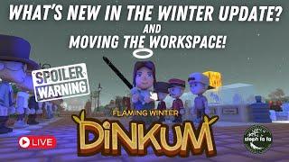  [Live] What's New? Making a Bigger Better Froggy Workspace! | Flaming Winter Closed Beta | Dinkum