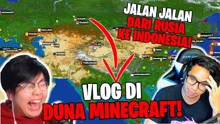 Gua Vlog bareng @ElestialHD keliling dunia dari Rusia ke Indonesia di Minecraft !