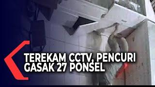 Terekam CCTV, Pencuri Gasak 27 Unit Handphone