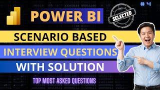 Power BI Scenario Based Questions with Solution | Most Asked Interview Questions | #powerbi