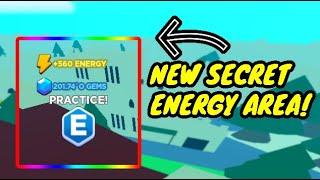 NEW SECRET PRACTICE AREA LOCATION! ANIME PUNCHING SIMULATOR ROBLOX