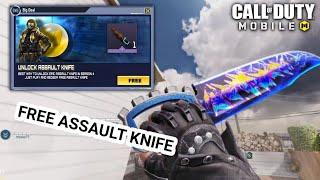 How To Unlock Free Assault Knife in Season 4 Codm 2024 | Call of duty mobile Free Assault Knife 2024