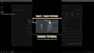 Copy & Transfer Cubase Custom User Settings [ Export - Import Tutorial ]