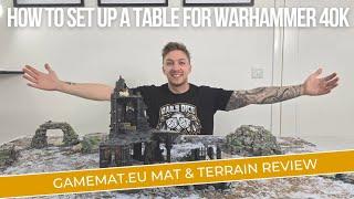 How to set up a table for warhammer 40k gamemat.eu review