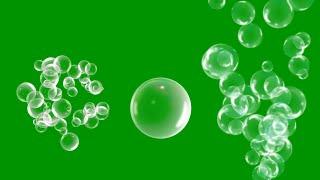 6 awesome bubbles green screen effects footage HD video