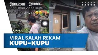 Bapak-bapak Salah Kamera saat Rekam Kupu-kupu hingga 30 Menit, Tertawa Lihat Hasilnya dan Jadi Viral