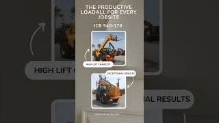 The Productive Loadall for Every Jobsite TELEHANDLER JCB 540 170 #ajcequipment #heavydutyequipment