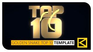 FREE "Golden Snake" TOP 10 Countdown Animation Template ▌by ⍃ KAOZTAINMENT™▐