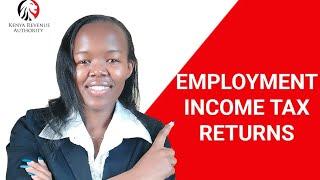 HOW TO FILE KRA RETURNS ON ITAX || EMPLOYMENT INCOME ONLY || KRA RETURNS