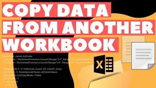 Excel VBA Macro: Find Sheet in Another (User Selected) Workbook and Copy Data Over