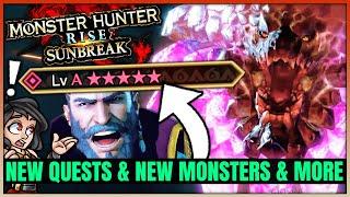 HUGE Sunbreak Update - New Monsters & Anomaly Quests - Record Launch - Monster Hunter Rise Sunbreak!