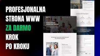 Jak stworzyć stronę internetową za darmo? Profesjonalna strona Wordpress - krok po kroku PL