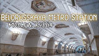 Belorusskaya Metro Station Moscow Russia || Beautiful Metro Station in the world || Moscow, Russia