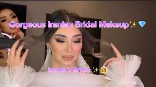 GORGEOUS IRANIAN BRIDAL MAKEUP TUTORIAL #iranianwedding #iranian #makeup #tutorial #viralvideo #fyp