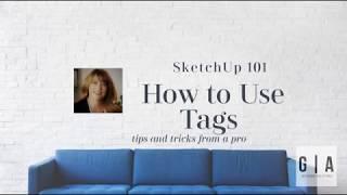 How to Add Tags in SketchUp Pro 2020