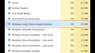 Fix Windows Audio Device Graph Isolation high memory, cpu usage - 2021