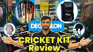 Full Cricket Kit Shopping From !! Decathlon FLX - Cricket Brand of Decathlon !!