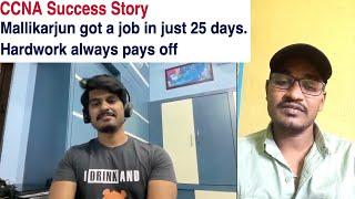 Mallikarjun's CCNA Success Story | Ramesh Tech Library