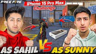 Noob Sunny Va Pro As Gaming I Phone 15 Challenge  Who Will Win ? - Garena Free Fire