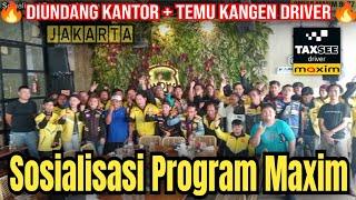 Diundang Kantor Maxim Jakarta Sosialisai Program Maxim