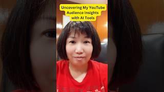 Uncovering My YouTube Audience Insights with AI Tools #analytics #AIAnalytics