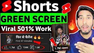 ये 3- काम करते ही GREEN SCREEN वीडियो होगा वायरल  | Green Screen Shorts Viral Kaise Kare 2024