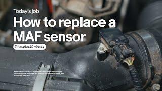 How to replace a MAF sensor with eBay Motors
