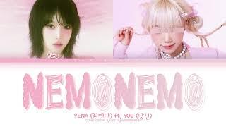 [KARAOKE] [YENA & YOU 예나, 당신] NEMO NEMO : 2 members (Color Coded Lyrics) (You As Member)