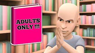 classic caillou misbehaves at the Library/ grounded