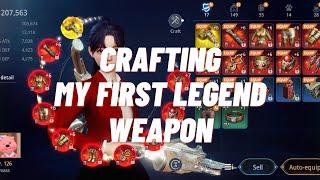 MIR4 | CRAFTING MY FIRST LEGEND WEAPON - TRADABLE CUTIE!