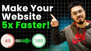 Speed up your WordPress Website in 1 Click! (5X Faster)