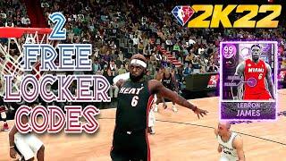 2 FREE LOCKER CODES TODAY | NBA 2K22