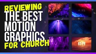 Church Motion Backgrounds and Graphics | Reviewing the 3 Best in 2023