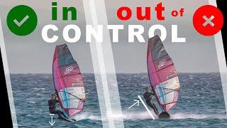 HOW TO: CONTROL STRONG WIND  | Windsurfing Overpowered   Tutorial