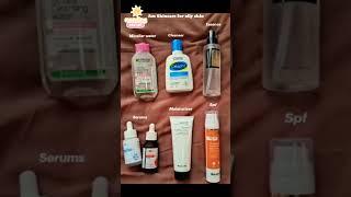 morning skincare routine for oily skin #amskincare