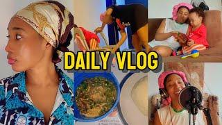 Living in Nigeria #17: Days in the life of a Lazy Nigerian wife | Cooking | Nursing