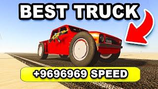 How POWERFUL Is The BEST TRUCK In Roblox A Dusty Trip?