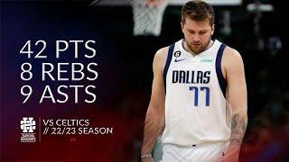 Luka Doncic 42 pts 8 rebs 9 asts vs Celtics 22/23 season