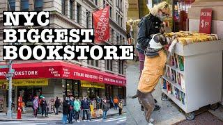 NYC Biggest BOOKSTORE: Strand Books