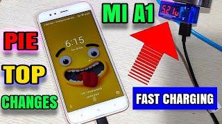 MI A1 Top 10 changes after Android Pie update || Changlog, Bugs, fast charging support mi a1 pie 9.0
